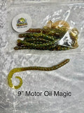 9 inch Ribbon Tail Motor Oil Magic