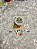 1/2 inch Ditty Pop Gold Orange Tail