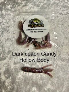 1.5 inch hollow Body Tube Dark Cotton Candy