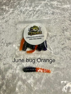 2" Battle Grub June bug Orange