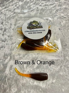2" Crappie Slayer Brown & Orange