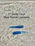 2" Battle Grub Blue Streak