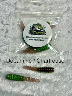 2" Battle Grub Dopamine & Chartreuse
