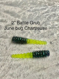 2" Battle Grub June Bug Chartreuse