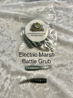 2" Battle Grub Triple Silver