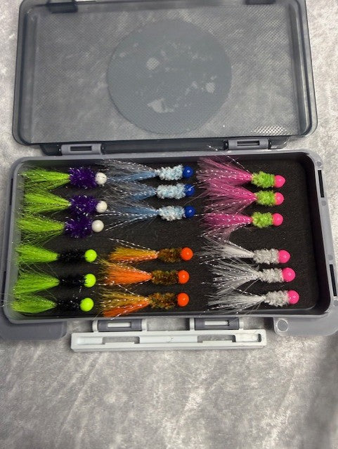 Hand Tied Box $50 Box of 18 Jigs